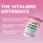 Vitalibre Women's Probiotic Plus 140 Billion CFU - 60 Capsules - image 8