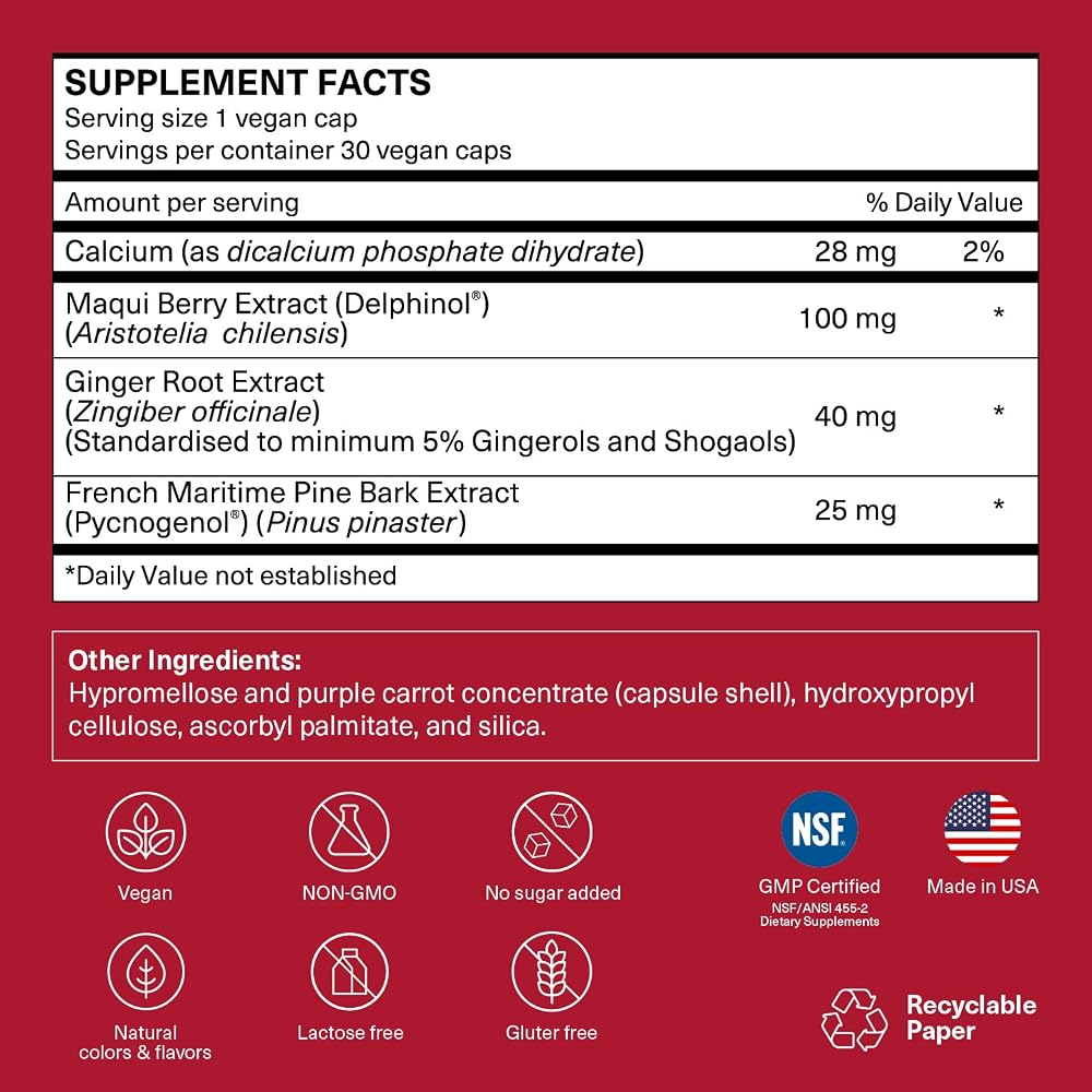 TRAVELSANA Daily Circulation Antioxidant Supplement - 30 Capsules - image 2