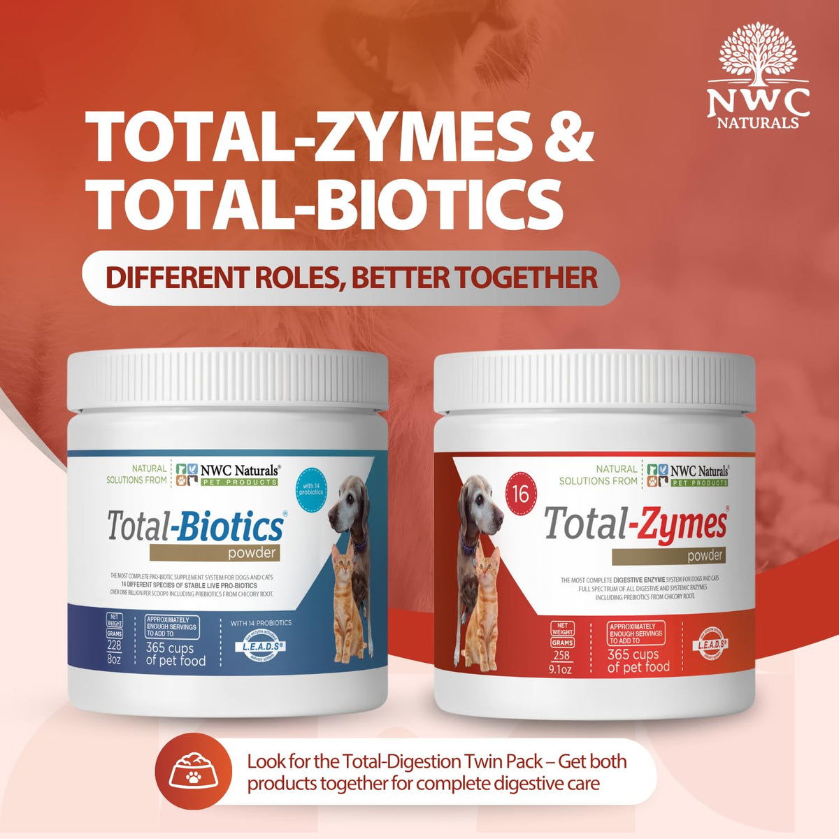 NWC Naturals Total-Zymes Digestive Enzymes for Dogs and Cats - 8 oz - image 5
