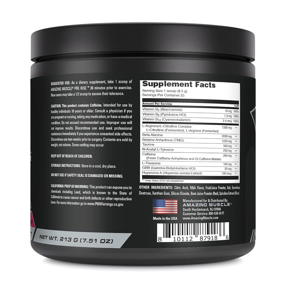Amazing Muscle Pre Rise