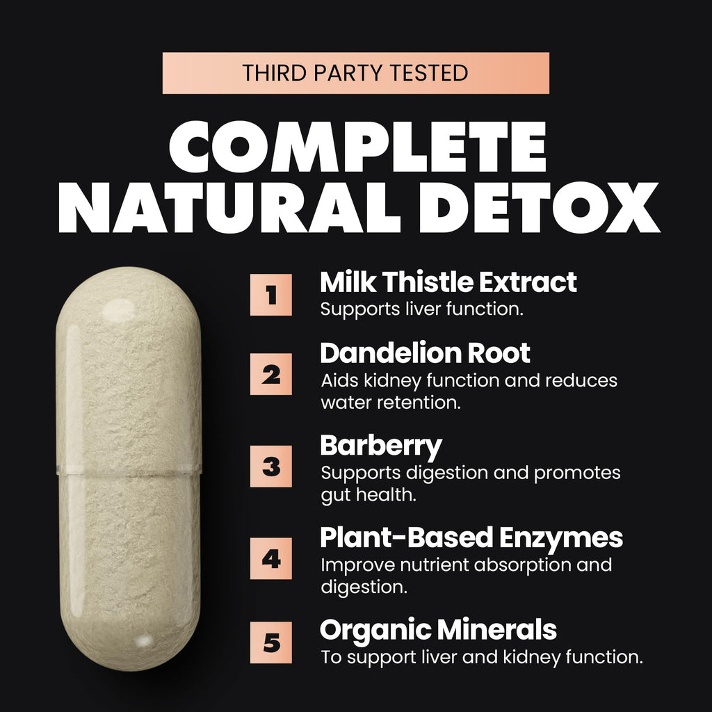 Gains in Bulk Liv Clean Liver & Kidney Cleanse - 60 Capsules - image 5