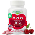 VitaWorks Chewable Vitamin B12 for Kids 1000 mcg - 120 Count