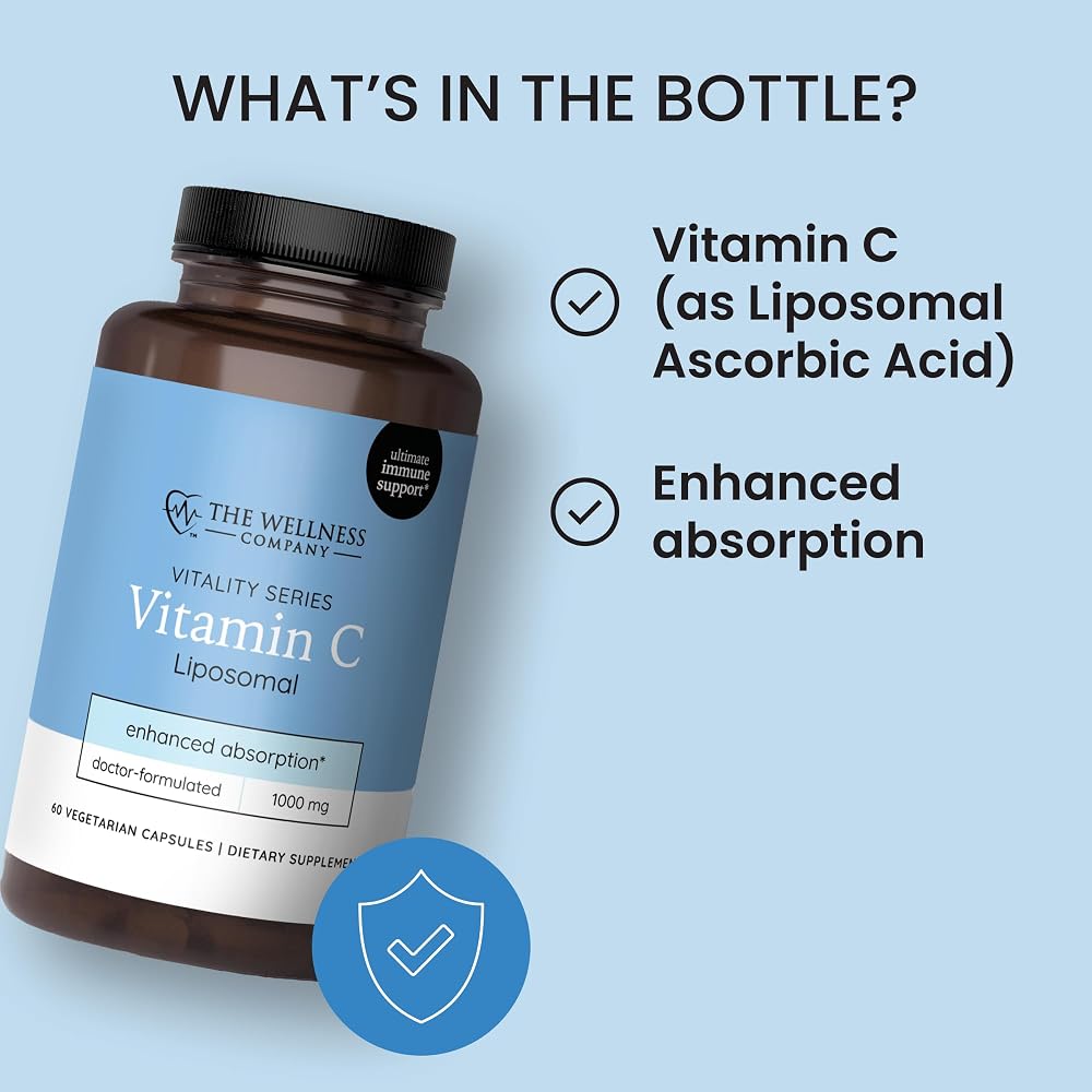 The Wellness Company Liposomal Vitamin C Immune Support - 60 Capsules - image 4