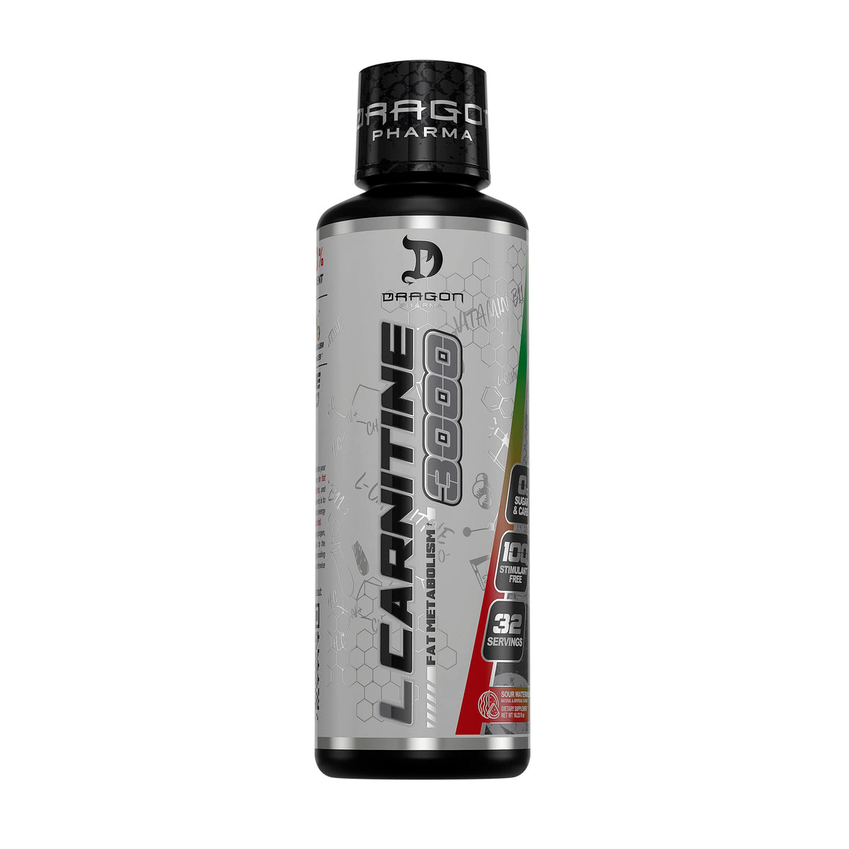 DRAGON PHARMA L-Carnitine 3000 Amino Acid Supplement - 32 Servings