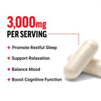 Force Factor Glycine for Relaxation and Restful Sleep - 100 Vegetarian Capsules - image 2