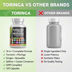 Clean Nutraceuticals Turmeric Moringa Supplement - 120 Capsules - image 7