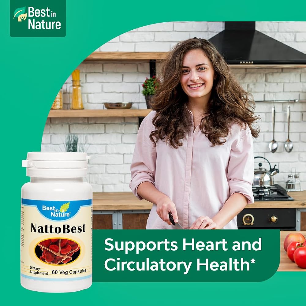 Best in Nature NattoBest Nattokinase Supplement Heart Health - 60 Capsules - image 7