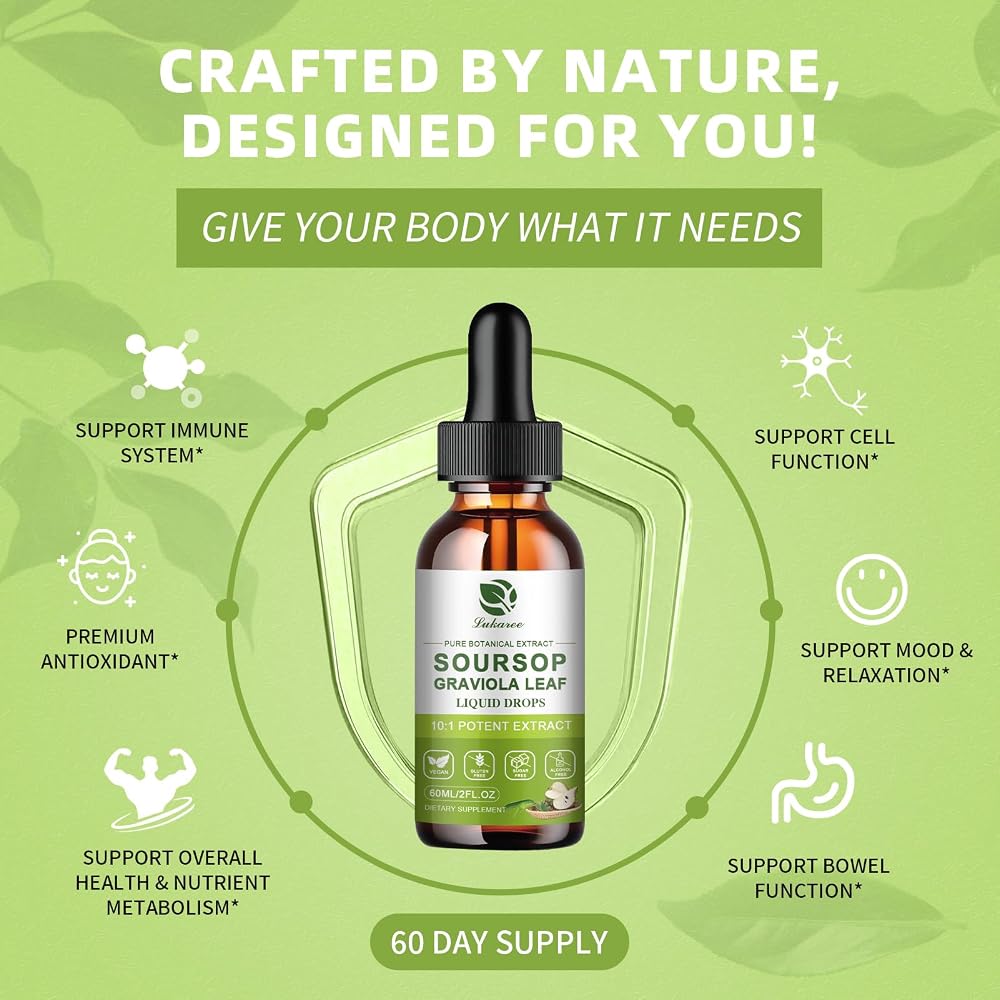Lukaree Pure Soursop Graviola Leaf Extract for Immunity