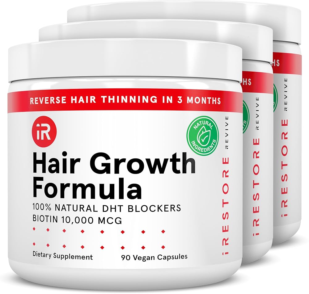iRESTORE Hair Growth Supplement - Hair Loss Vitamins for Women