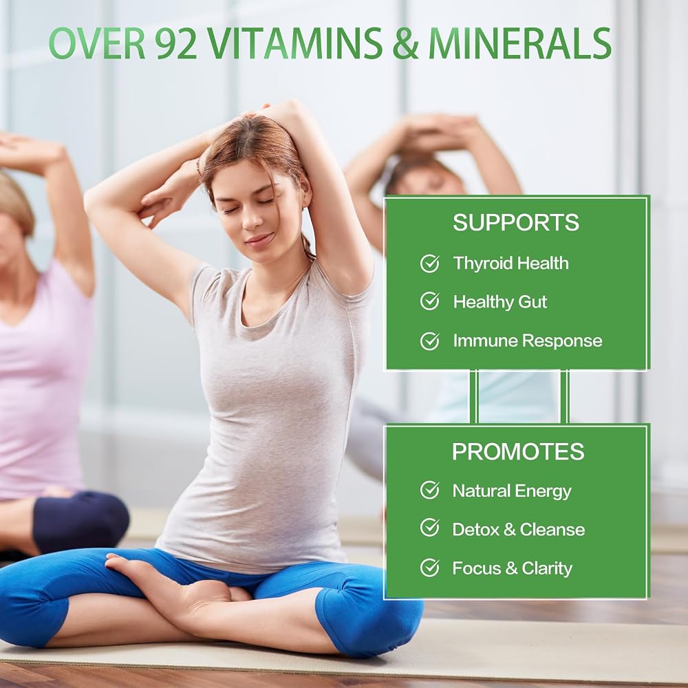 VPKIN Sea Moss Capsules with Bladderwrack & Burdock Root - 120 Capsules - image 4