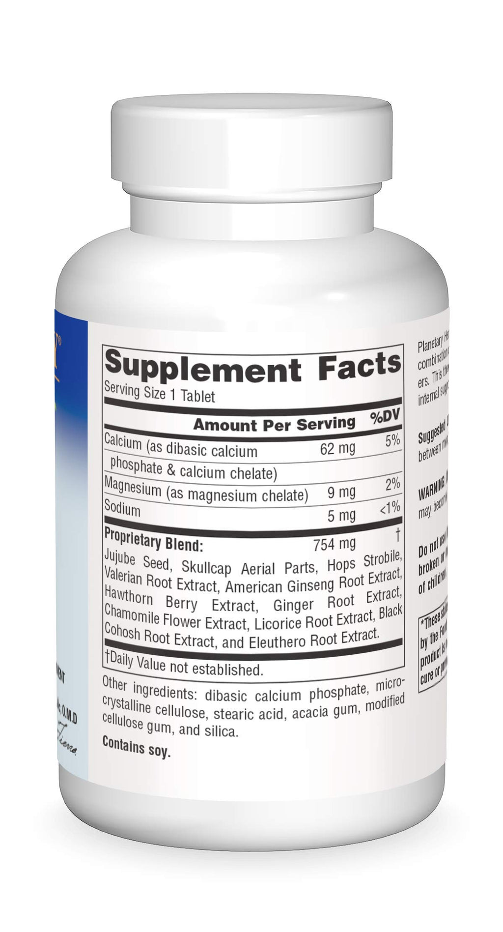 Planetary Herbals Stress Free Calm Formula Tablets - 90 Count - image 3