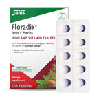 Floradix Iron Tablets Supplement, Vegetarian - 120 Tablets