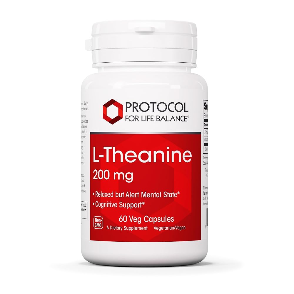 PROTOCOL FOR LIFE BALANCE L-Theanine 200mg Stress Relief
