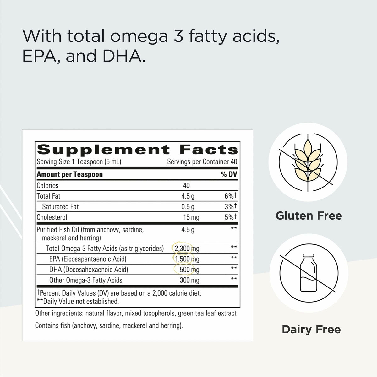 Integrative Therapeutics Pure Omega Liquid Fish Oil Lemon - 6.8 Fl Oz - image 2