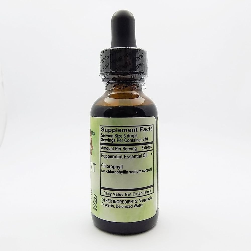 Holly Hill Health Foods Peppermint Spirits with Chlorophyll - 1 Fl Oz - image 2