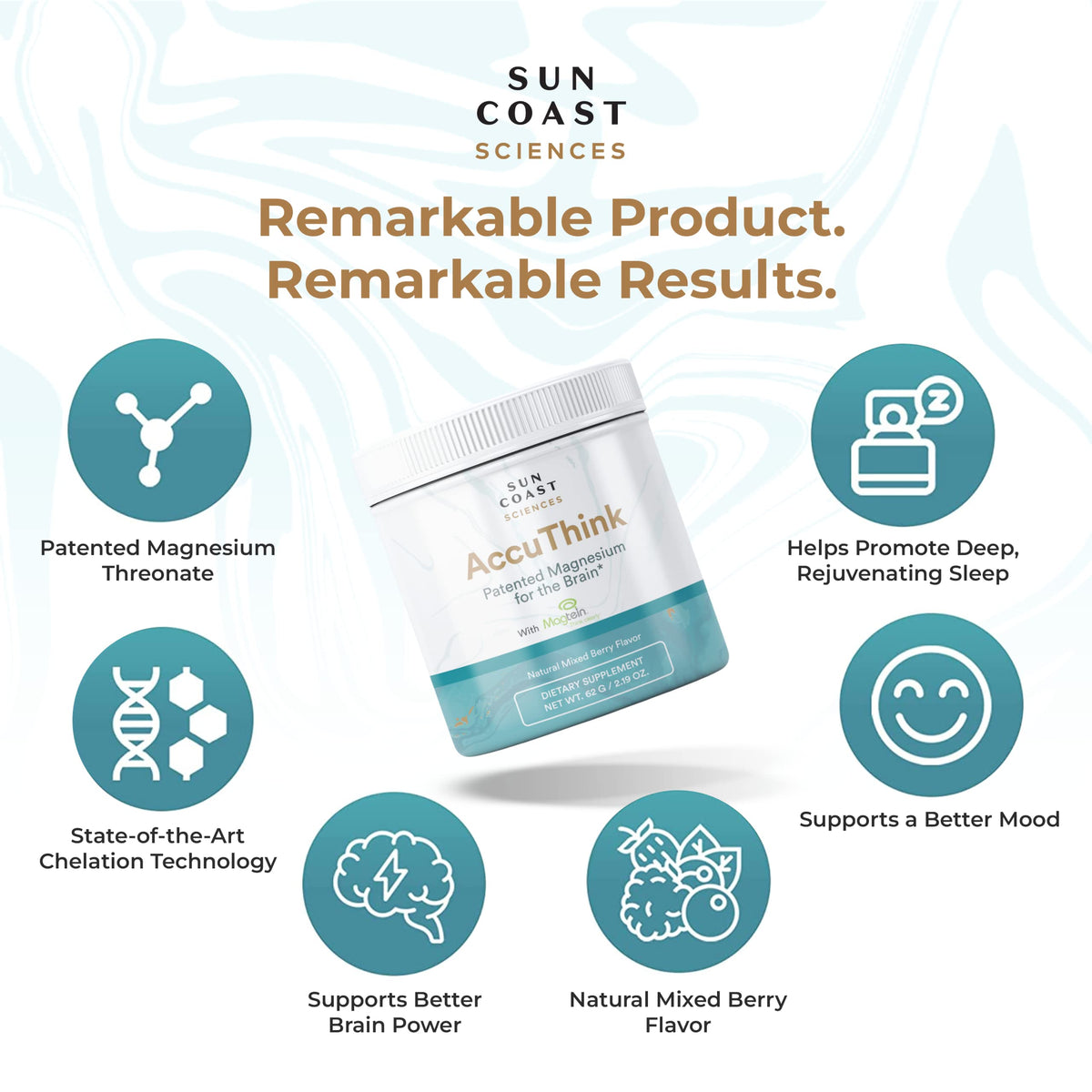 Sun Coast Sciences AccuThink Magnesium Threonate Powder - 2.64 oz - image 5