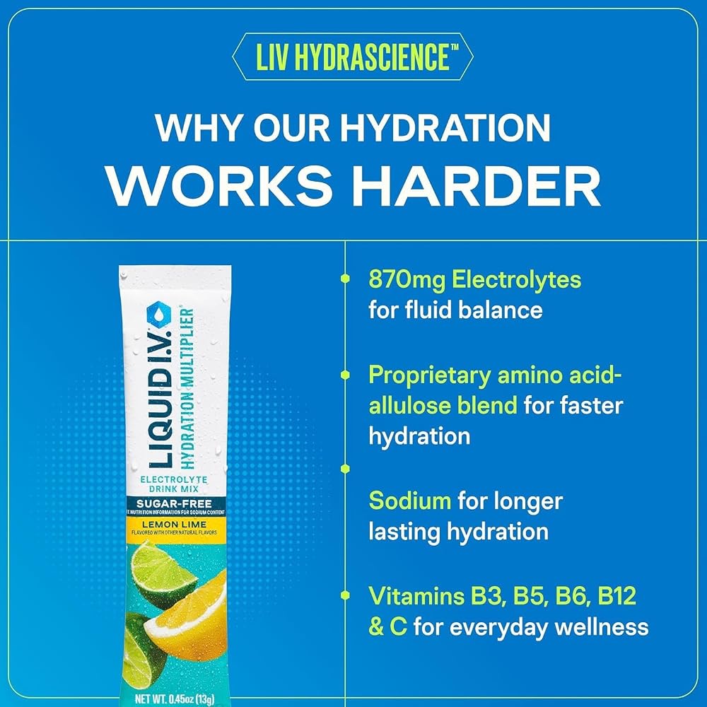 Liquid I.V. Sugar Free Hydration Electrolytes, 42 Count