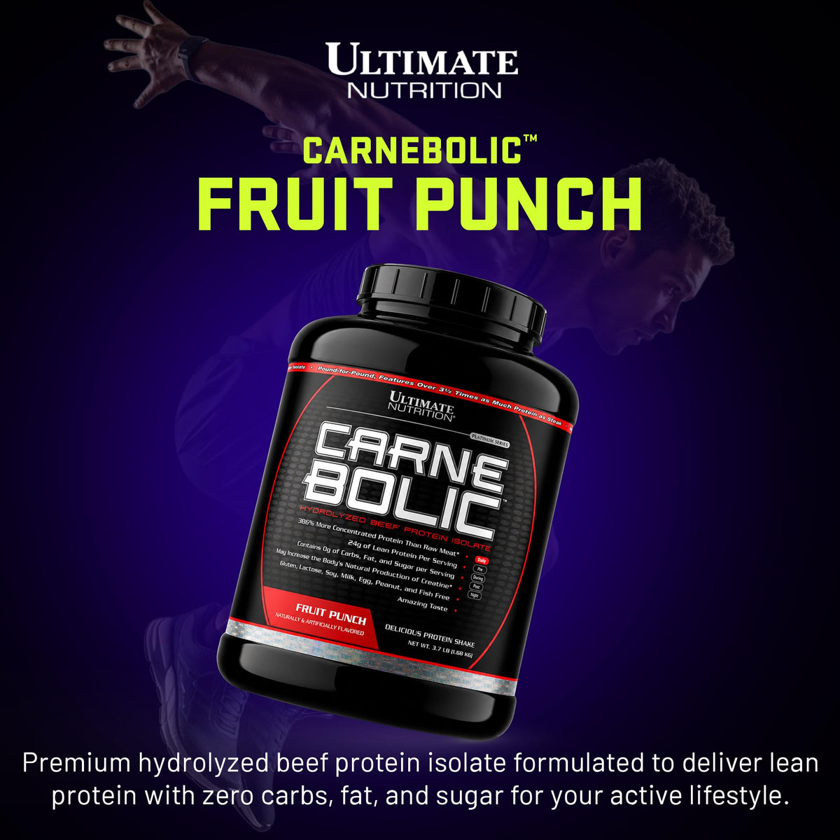 Ultimate Nutrition CarneBOLIC Hydrolyzed Beef Protein Isolate Powder