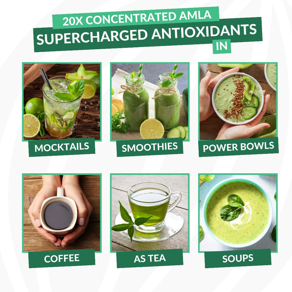 Amla Powder & Green Tea Superfood Supplement