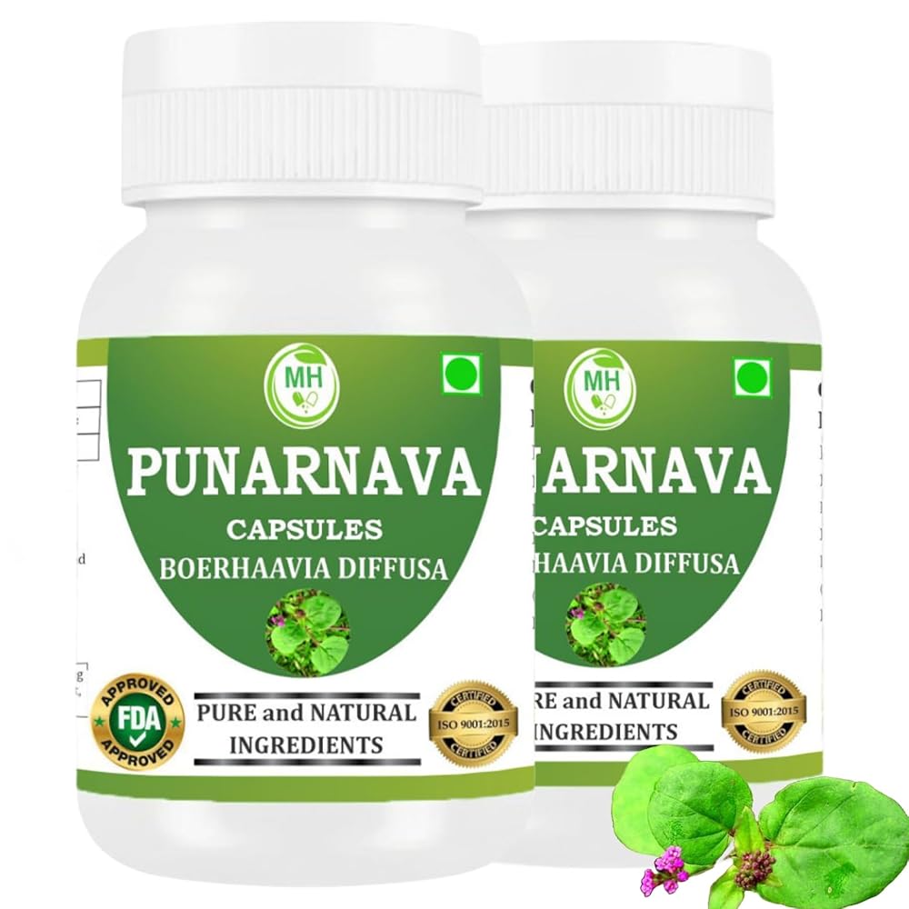 Morsan Healthcare Punarnava Capsules 500mg - 120 Vegetarian Capsules