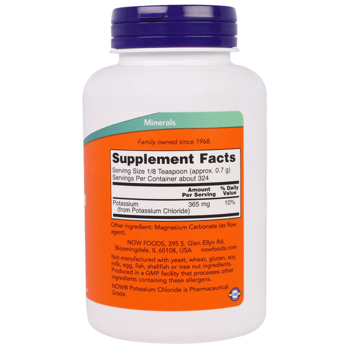 Now Foods Potassium Chloride Powder Table Salt Substitute - 8 oz (Pack of 2) - image 2