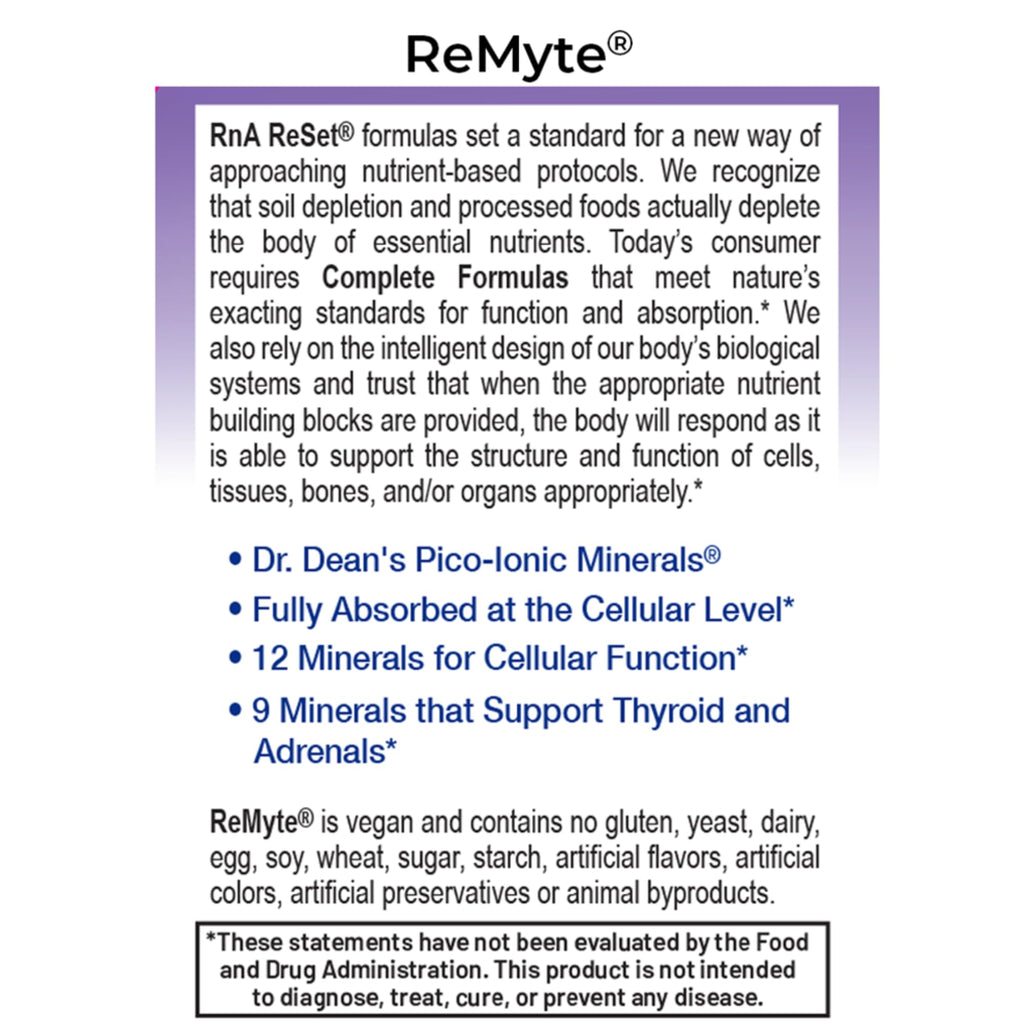 RnA ReSet - ReMyte Electrolyte Mineral Solution