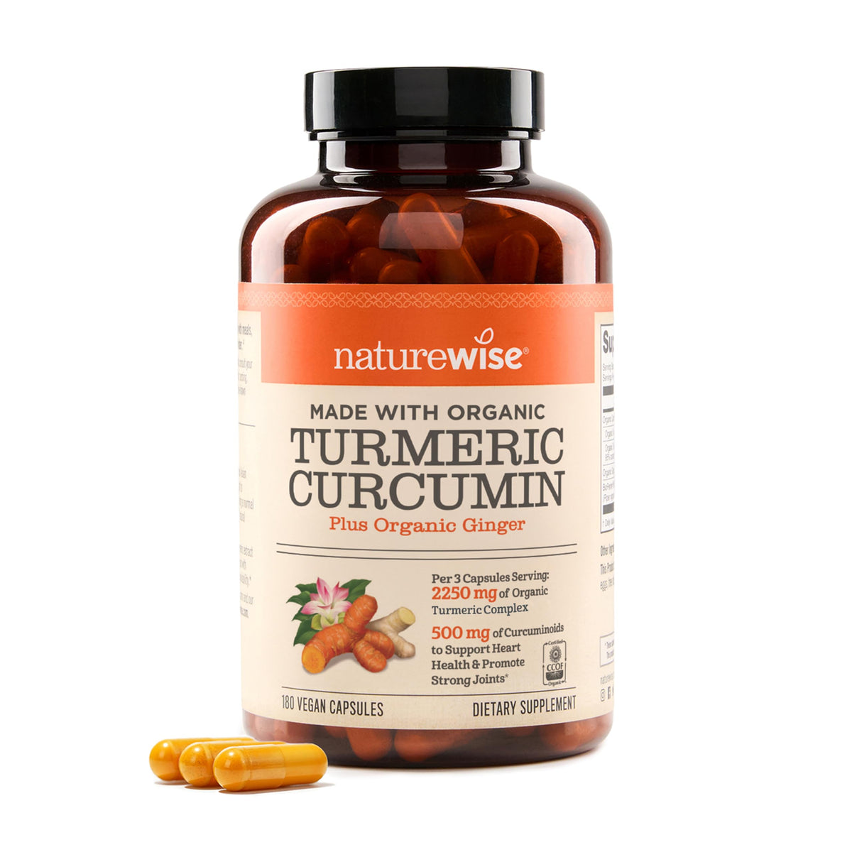 NatureWise Curcumin Turmeric 2250mg Advanced Absorption 95%