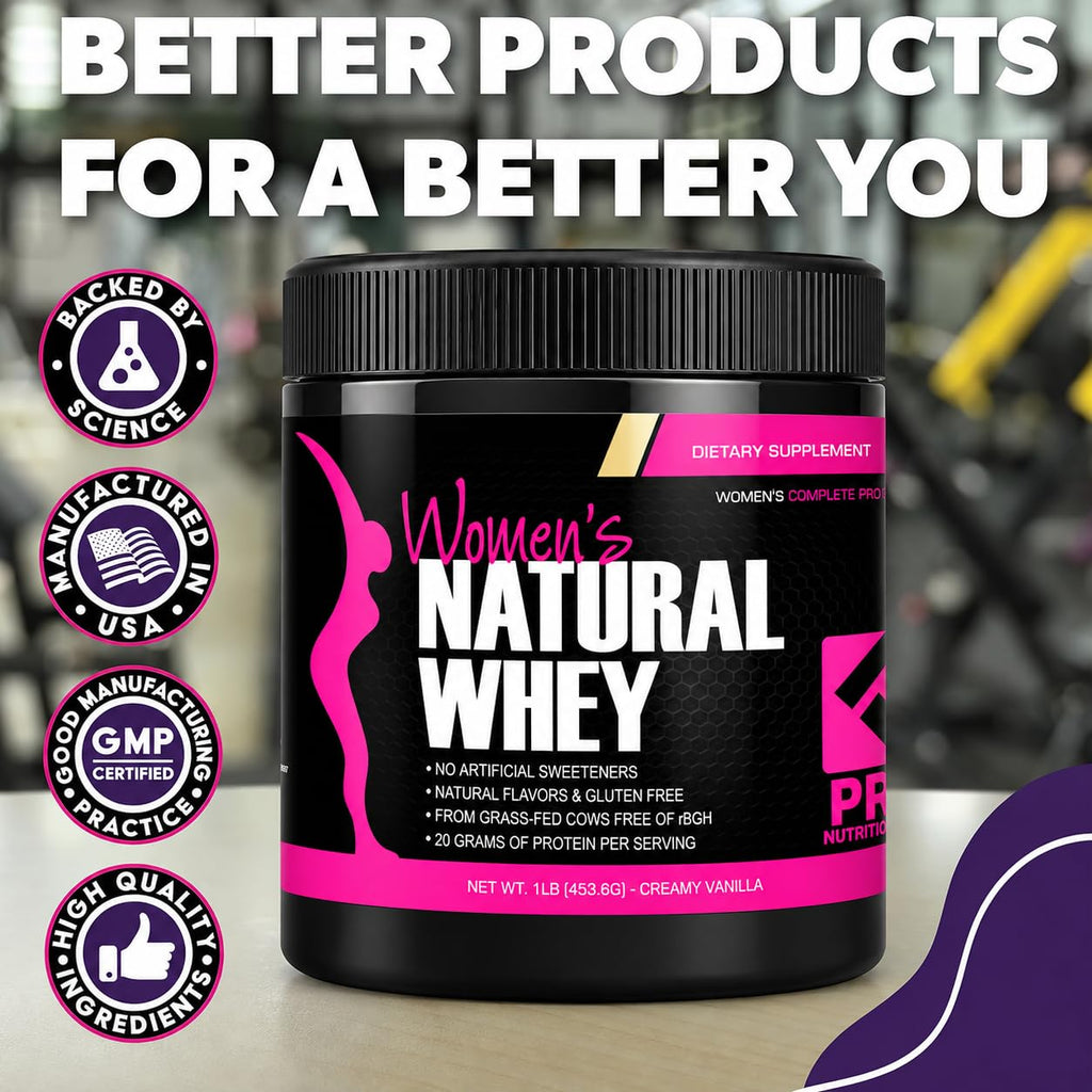 PRO NUTRITION LABS Her Natural Whey Protein Powder - 1 lb - image 3