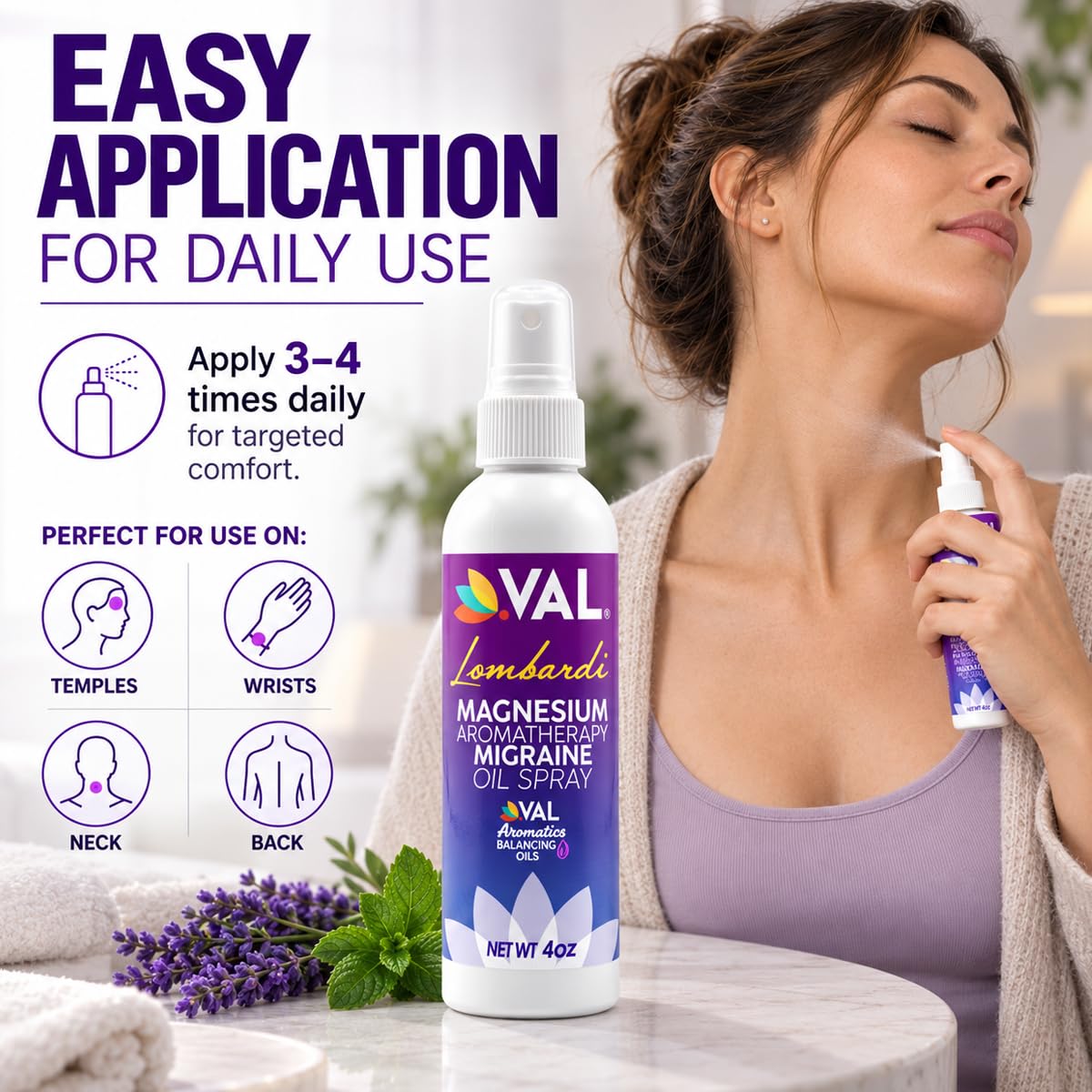 VAL Lombardi Magnesium Aromatherapy Spray - 4 oz - image 5