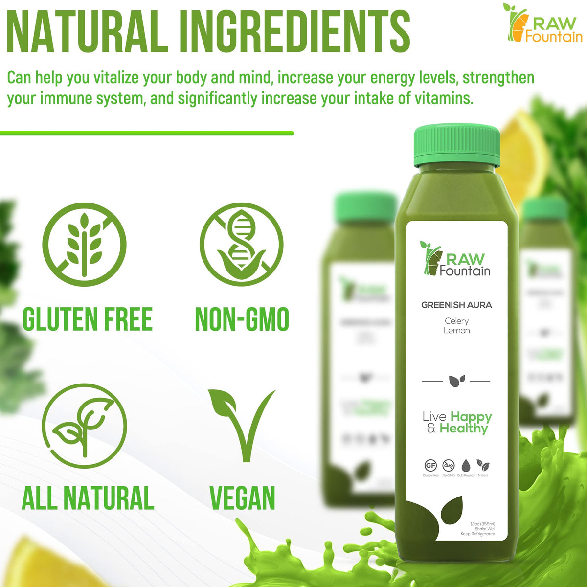 Raw Fountain Celery Juice Cleanse