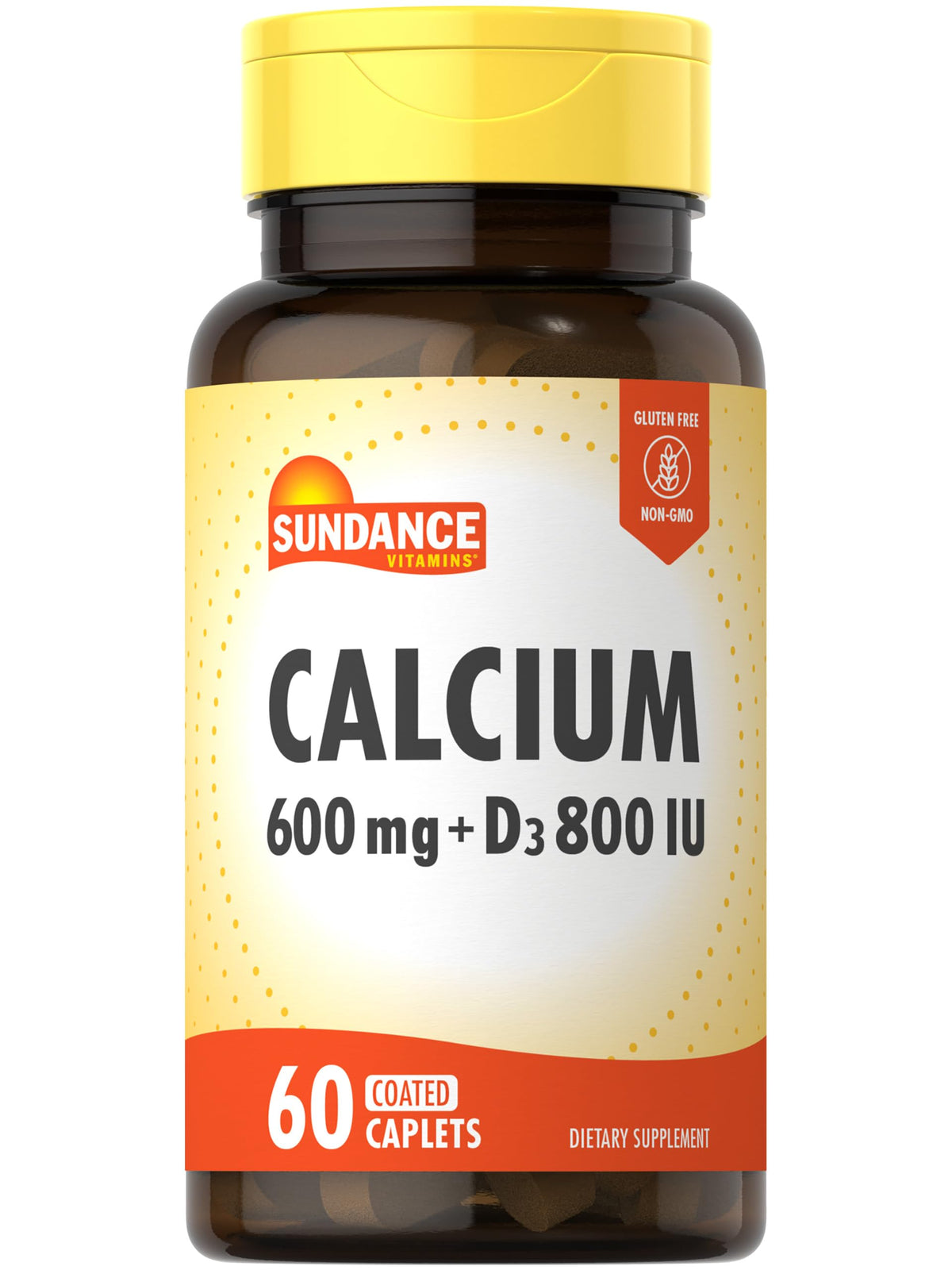 Sundance Calcium 600mg with D3 - 60 Caplets