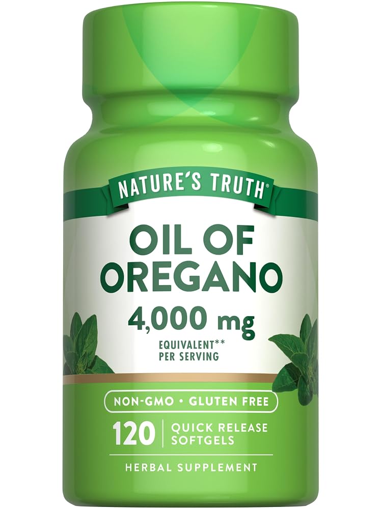 Nature's Truth Oil of Oregano Softgels with Carvacrol - 120 Softgels