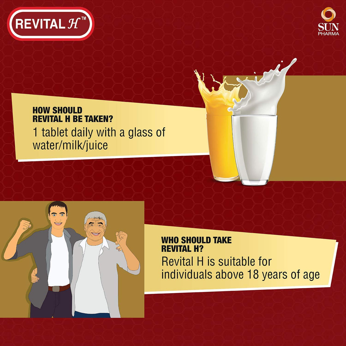 Revital H for Men Multivitamin with Ginseng - 60 Capsules - image 4