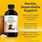 LIFETIME DYNAMIC HEALTH Activated Coconut Charcoal Liquid - 8 Fl Oz - image 3
