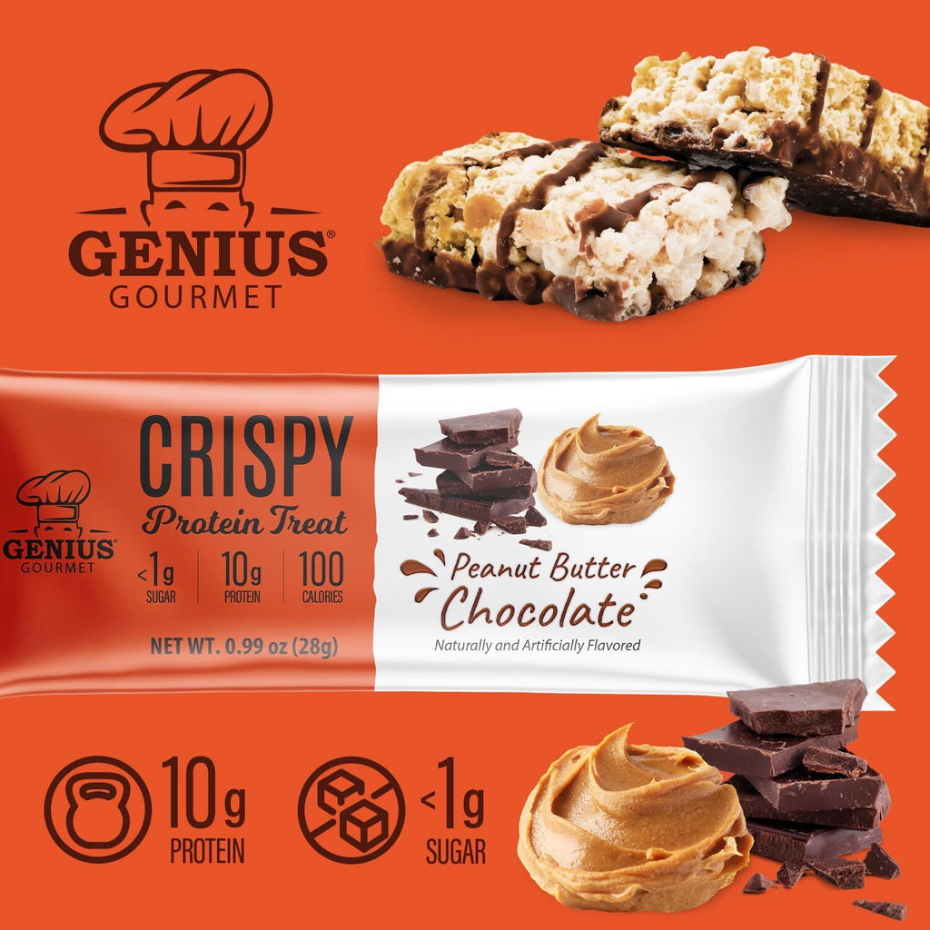Genius Gourmet Gluten Free Crispy Protein Treat