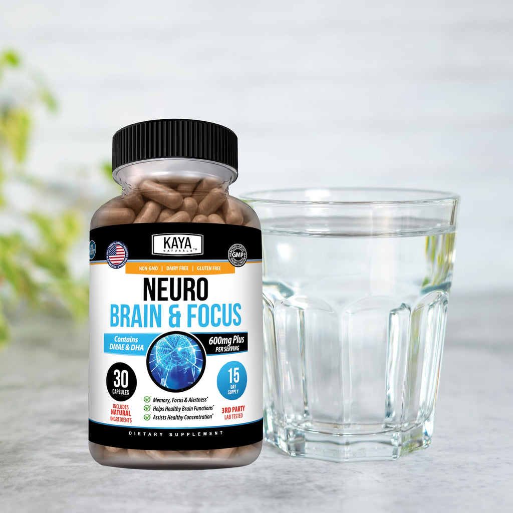 Kaya Naturals - Neuro Brain & Focus Supplement - Neurofactor & B
