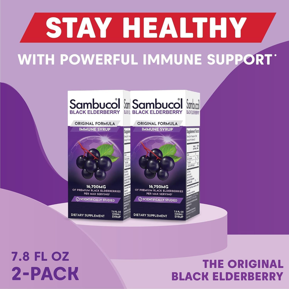 Sambucol Black Elderberry Syrup Original Formula - 15.6 Fl Oz - image 5