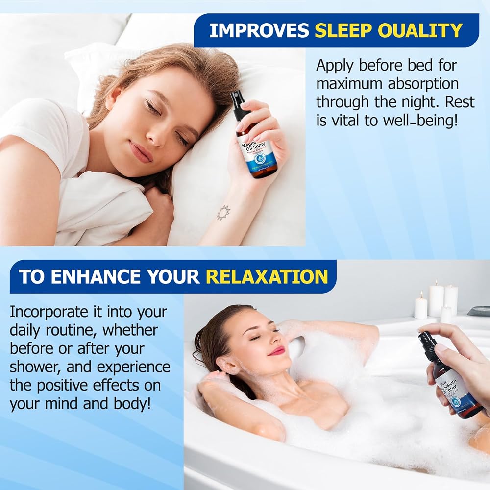 WeiWeiLa Magnesium Oil Spray for Muscle Recovery - 4 Fl Oz - image 3