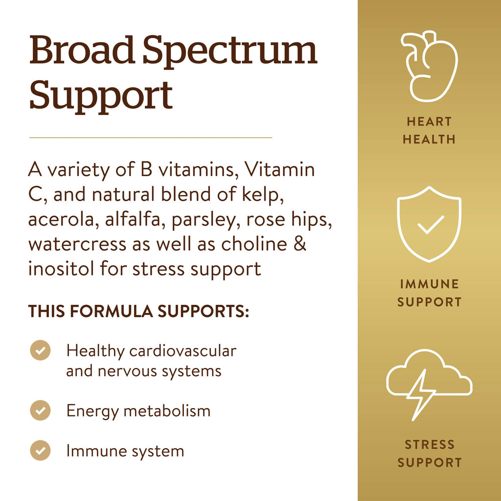 Solgar B-Complex with Vitamin C Stress Formula Tablets