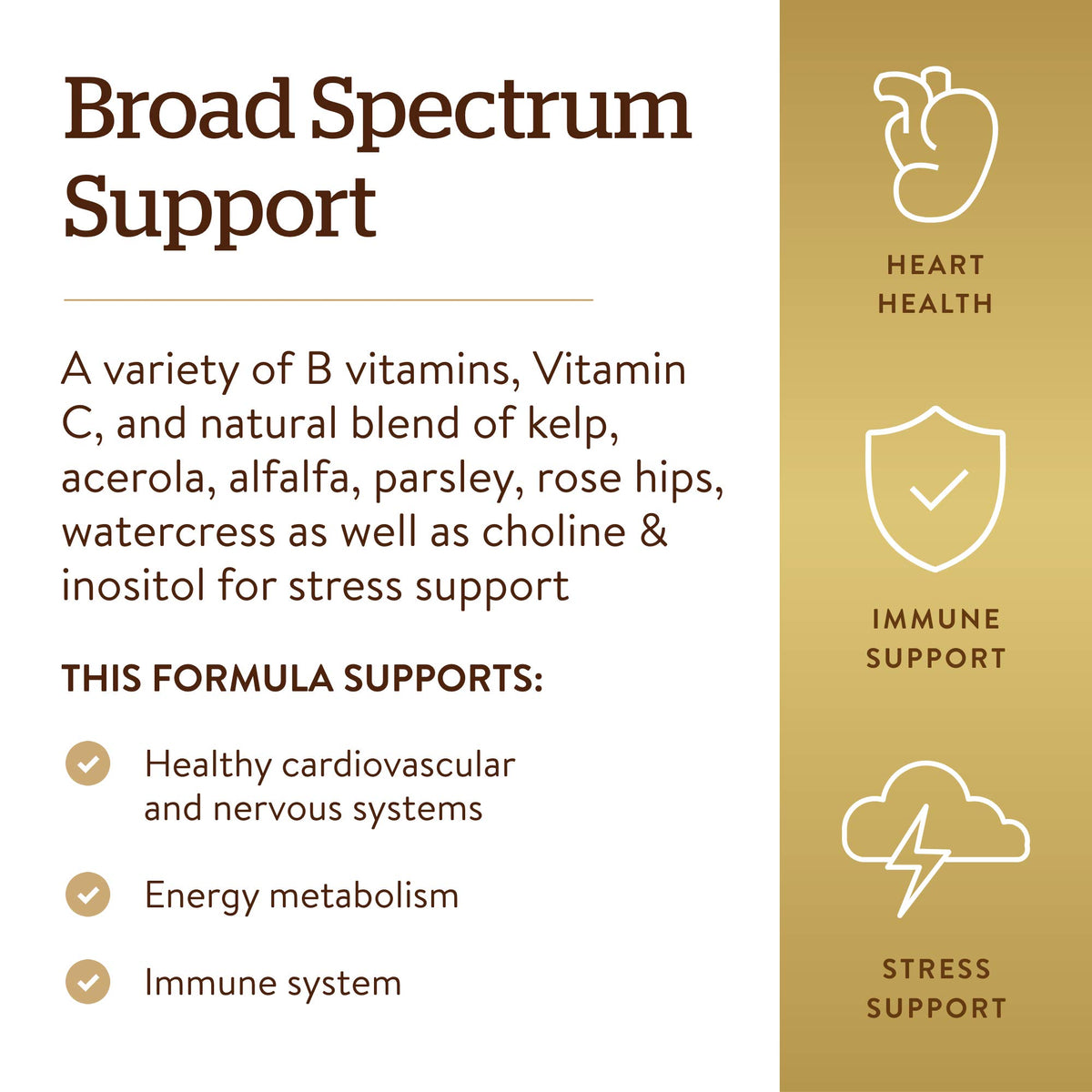 Solgar B-Complex with Vitamin C Stress Formula Tablets