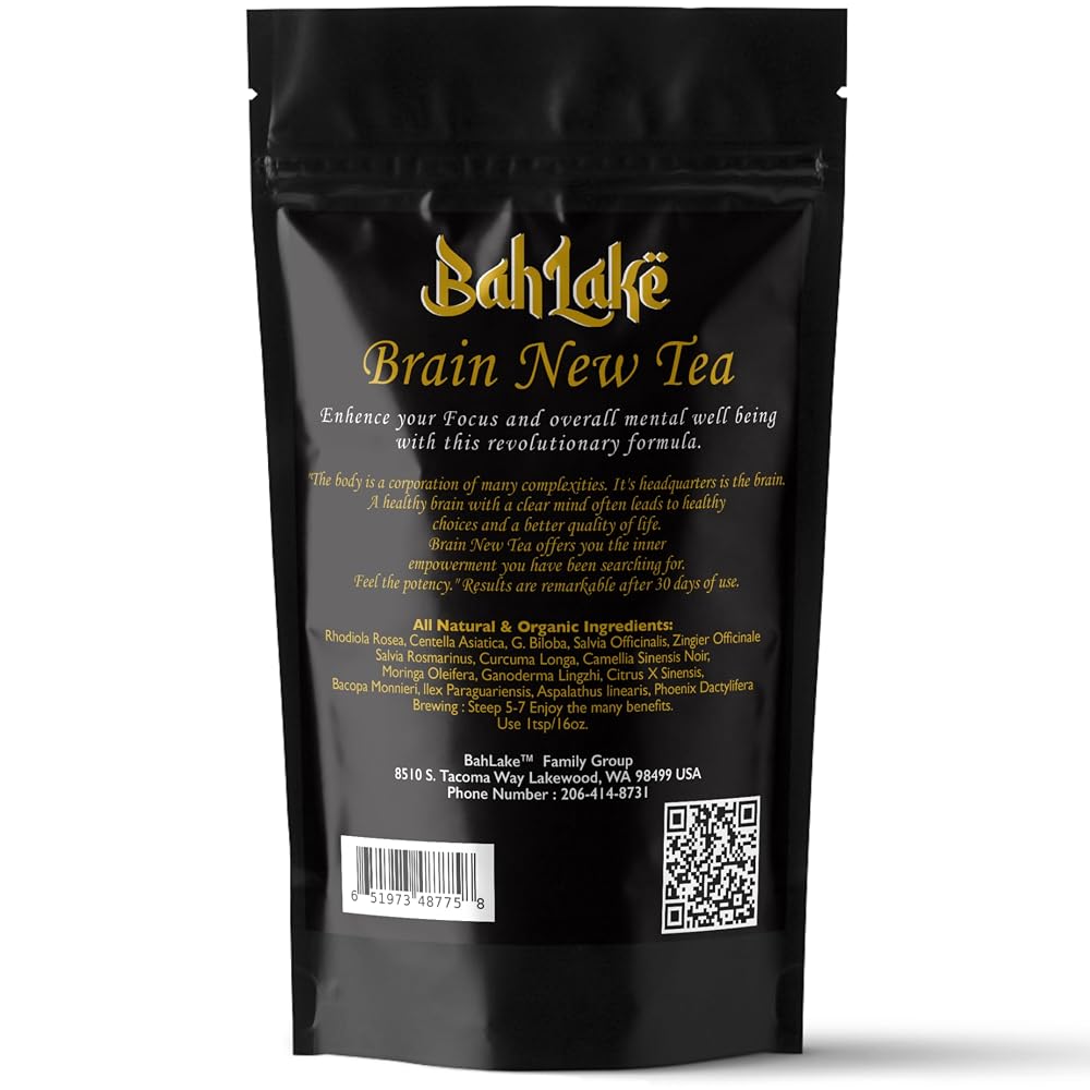 Bahlake Brain New Tea Herbal Blend for Mental Clarity - 1.7 oz - image 2
