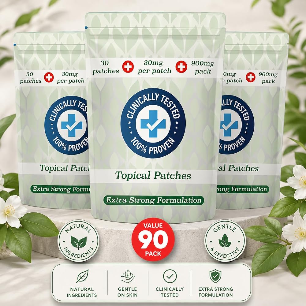 Simply Hemp Oil Patches 30mg - 90 Patches - image 2