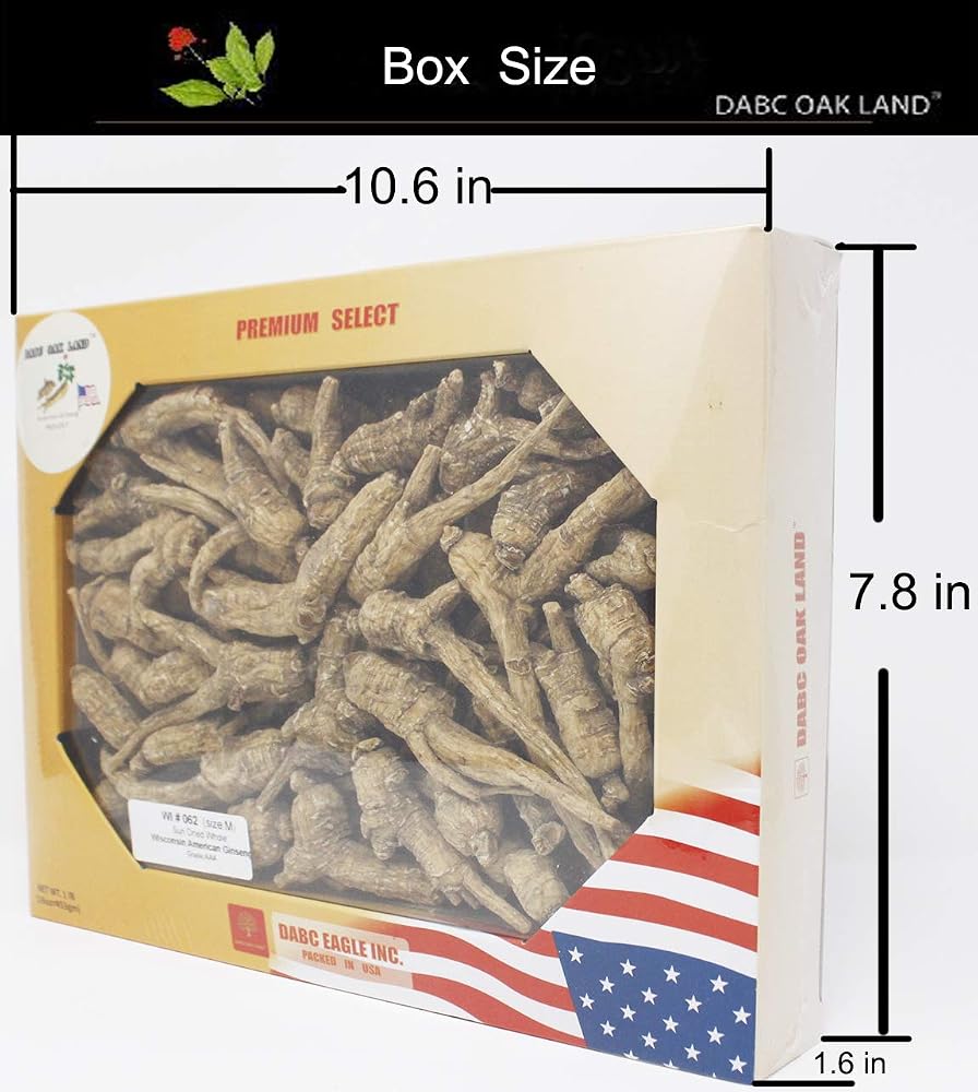DABC OAK LAND American Ginseng Slices Wisconsin - 16 oz - image 2
