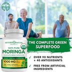 Mother Nature Organics Moringa Leaf Capsules 1000mg - 120 Capsules - image 7