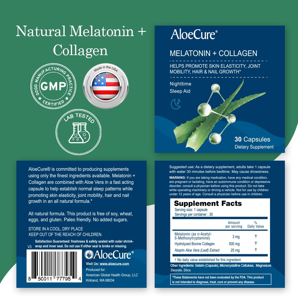 AloeCure Melatonin + Collagen