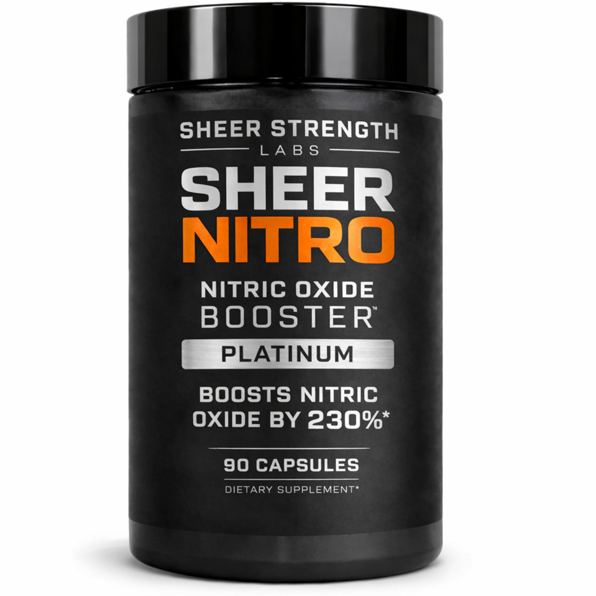 Sheer Strength Labs Nitric Oxide Supplement for Men - 90 Capsules