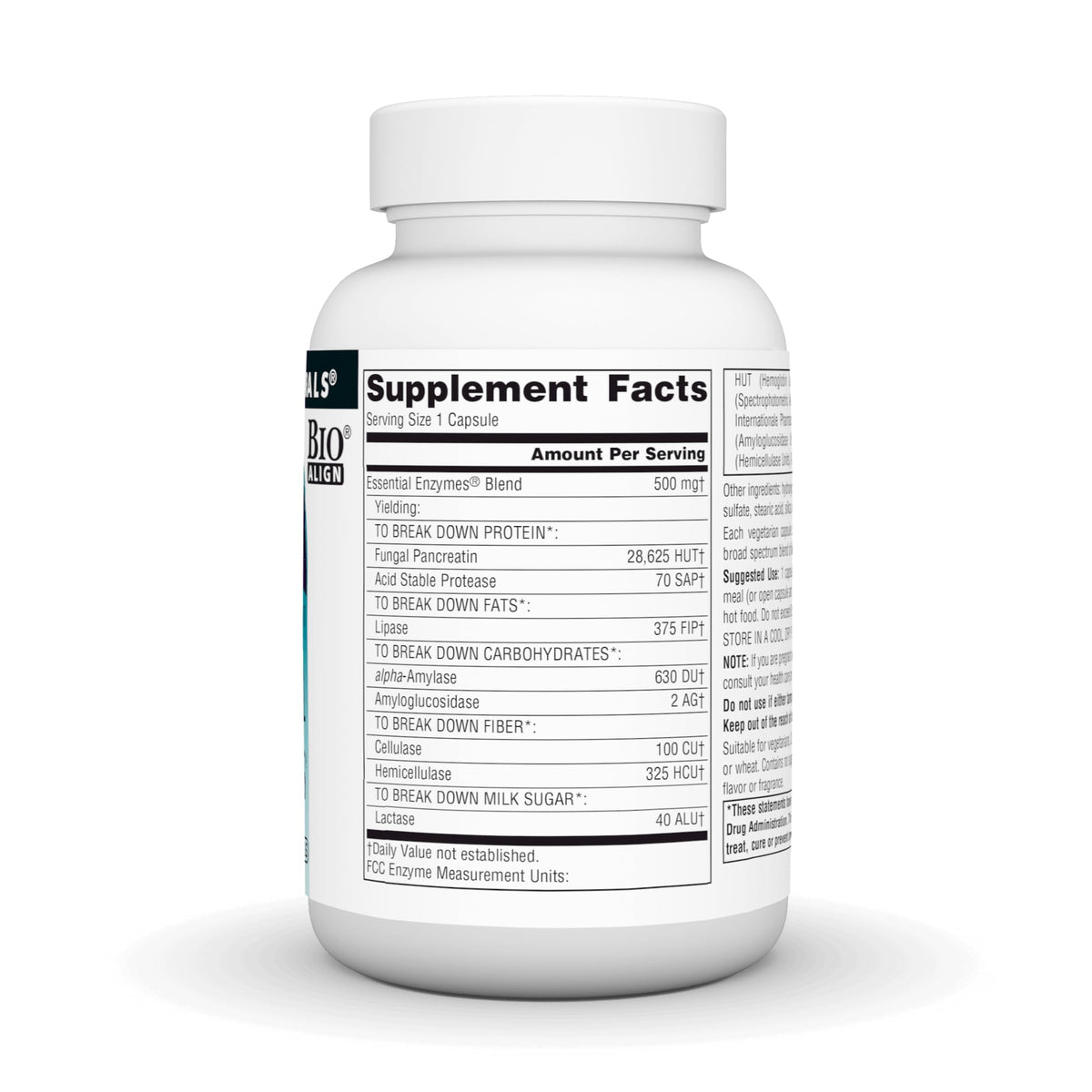 Source Naturals Essential Enzymes 500mg Bio-Aligned Multiple Enzyme