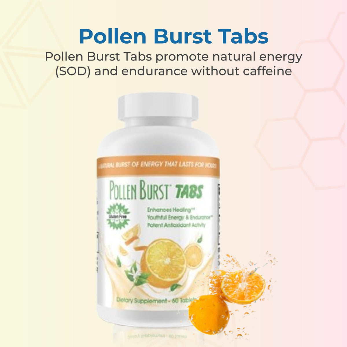 Youngevity Pollen Burst Tabs Energy & Endurance - 60 Tablets - image 2