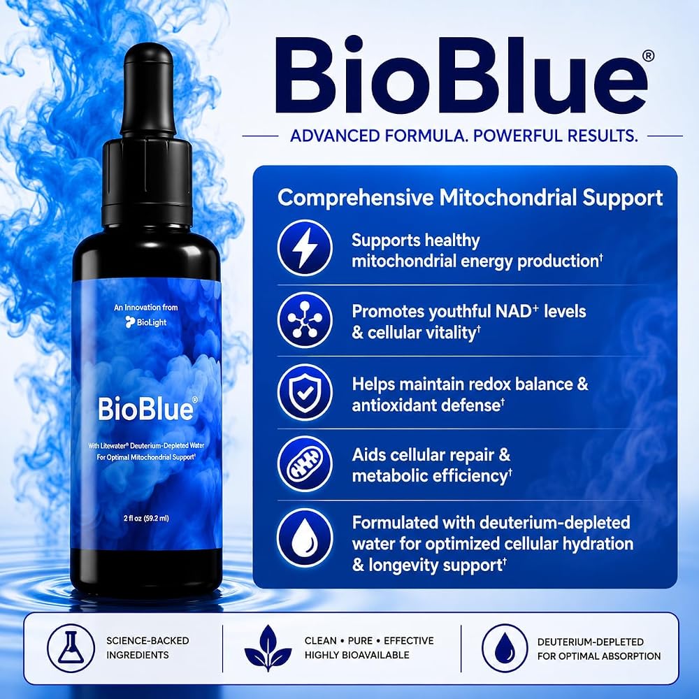 BIOLIGHT BioBlue Methylene Blue Mitochondrial Support - 2 fl oz - image 4