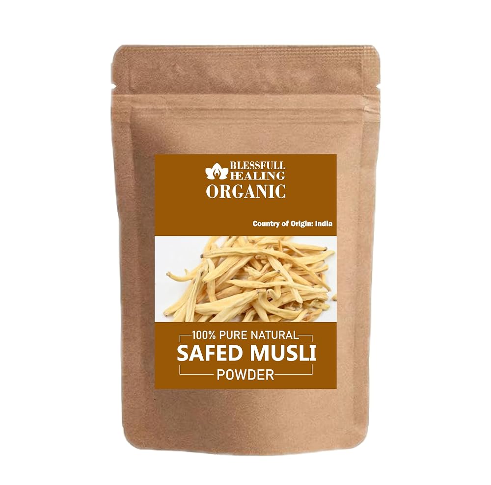 Blessfull Healing Organic Safed Musli Powder - 300g